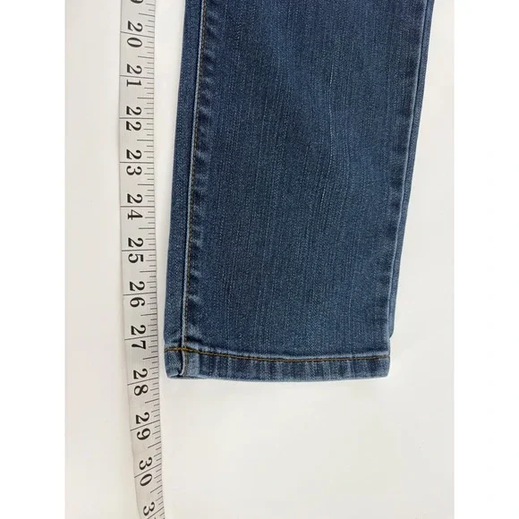 Lee Womens Jeans Medium Wash Blue Denim‎ Straight Leg Size 30 Casual Comfortable - Picture 7 of 7